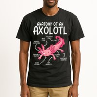 Axolotl Anatomy Of Axolotl Science Pet Axolotl Lover Tall T-Shirt