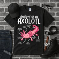 Axolotl Anatomy Of Axolotl Science Pet Axolotl Lover Tall T-Shirt