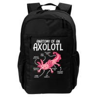 Axolotl Anatomy Of Axolotl Science Pet Axolotl Lover Backpack