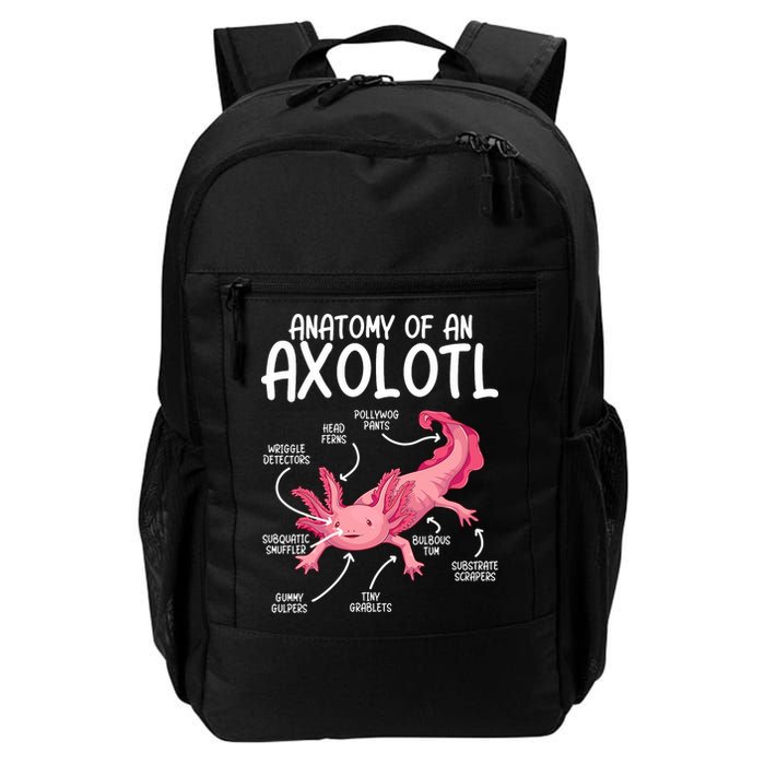 Axolotl Anatomy Of Axolotl Science Pet Axolotl Lover Backpack
