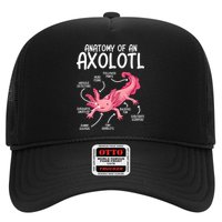 Axolotl Anatomy Of Axolotl Science Pet Axolotl Lover Hat