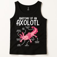Axolotl Anatomy Of Axolotl Science Pet Axolotl Lover Tank Top