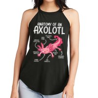 Axolotl Anatomy Of Axolotl Science Pet Axolotl Lover Women's Perfect Tri Rocker Tank