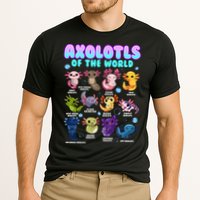 Axolotl Animals Of The World Kawaii Salamander Herpetology Cooling Performance Crew T-Shirt