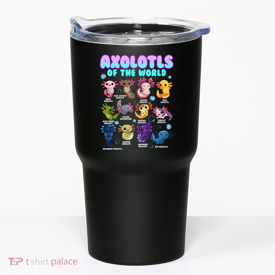 Axolotl Animals Of The World Kawaii Salamander Herpetology Tumbler