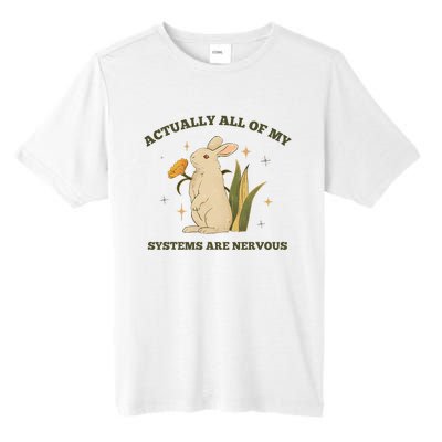 Actually All Of My Systems Are Nervous Tall Fusion ChromaSoft Performance T-Shirt