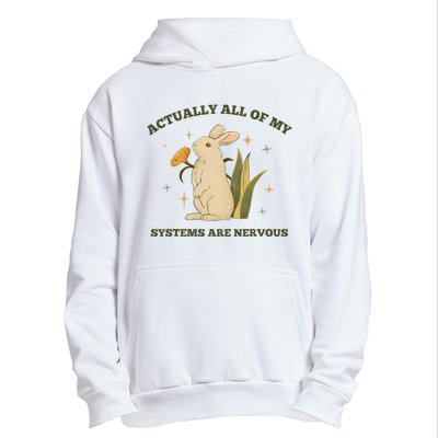 Actually All Of My Systems Are Nervous Urban Pullover Hoodie