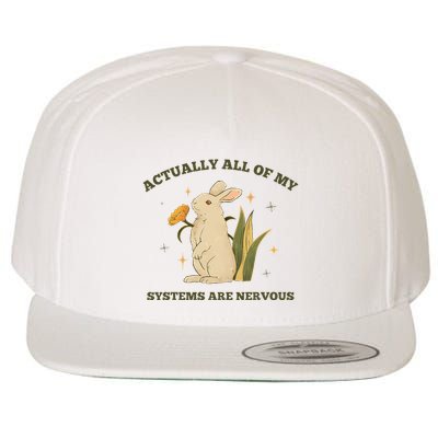 Actually All Of My Systems Are Nervous Wool Snapback Cap