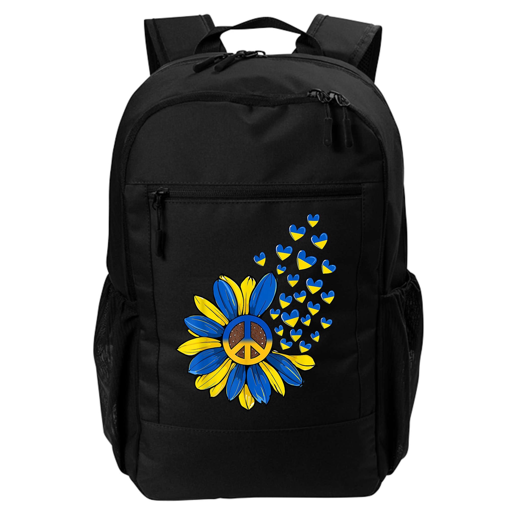 Autism Awareness Peace Sunflower Backpack