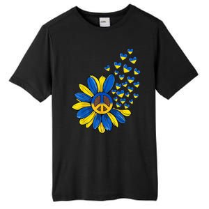 Autism Awareness Peace Sunflower Tall Fusion ChromaSoft Performance T-Shirt