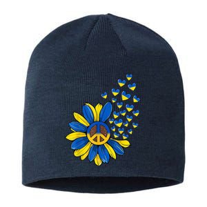 Autism Awareness Peace Sunflower Sustainable Beanie