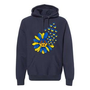 Autism Awareness Peace Sunflower Premium Hoodie