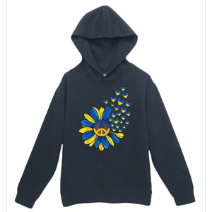 Autism Awareness Peace Sunflower Urban Pullover Hoodie