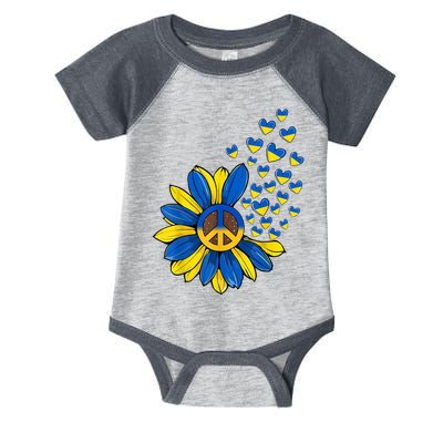 Autism Awareness Peace Sunflower Infant Baby Jersey Bodysuit