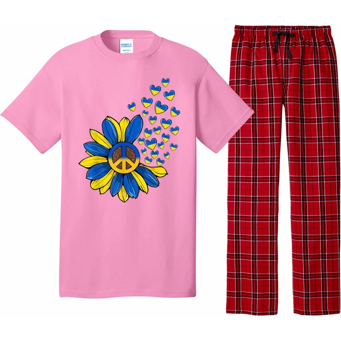 Autism Awareness Peace Sunflower Pajama Set