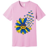 Autism Awareness Peace Sunflower Premium T-Shirt