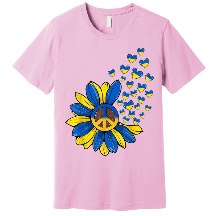 Autism Awareness Peace Sunflower Premium T-Shirt