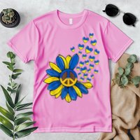 Autism Awareness Peace Sunflower Premium T-Shirt