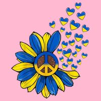 Autism Awareness Peace Sunflower Premium T-Shirt