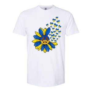 Autism Awareness Peace Sunflower Softstyle CVC T-Shirt