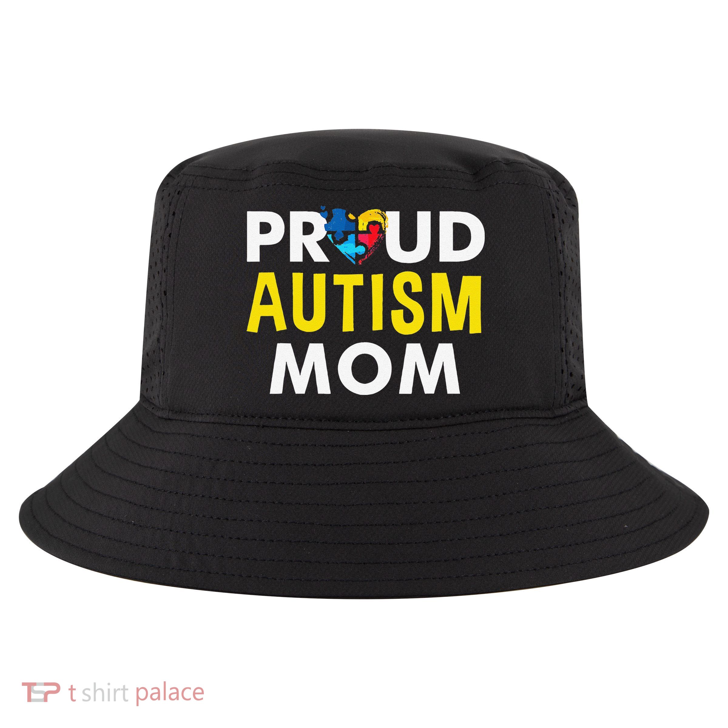 Autism Awareness Proud Autism Mom Cool Comfort Performance Bucket Hat