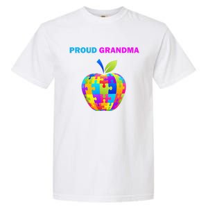 Autism Awareness Proud Grandma; Autism Grandma Tee Garment-Dyed Heavyweight T-Shirt