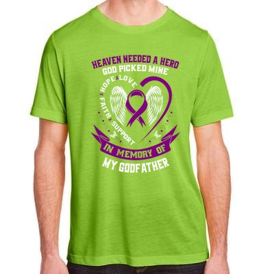 Alzheimers Awareness Products Memorial Loss Of Godfather Gift Adult ChromaSoft Performance T-Shirt