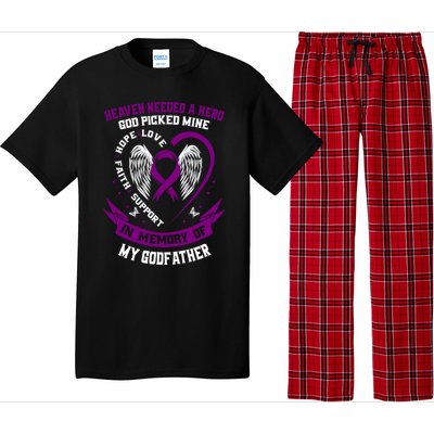 Alzheimers Awareness Products Memorial Loss Of Godfather Gift Pajama Set