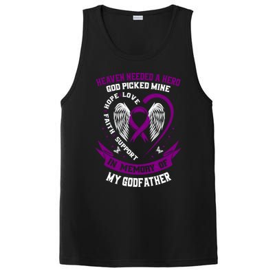 Alzheimers Awareness Products Memorial Loss Of Godfather Gift PosiCharge Competitor Tank