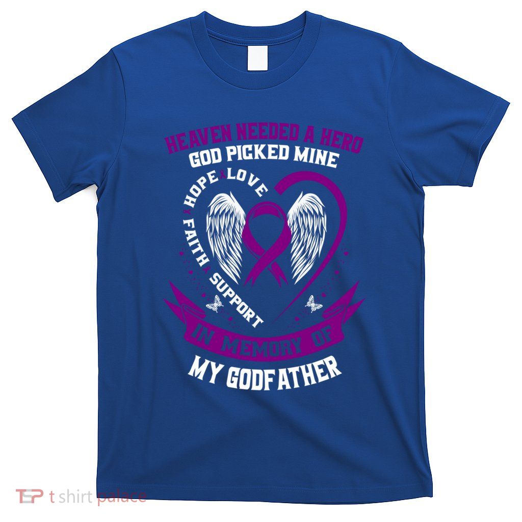 Alzheimers Awareness Products Memorial Loss Of Godfather Gift T-Shirt