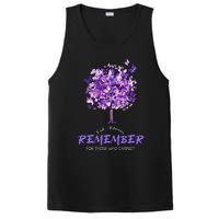 Alzheimers Awareness Purple Butterfly PosiCharge Competitor Tank