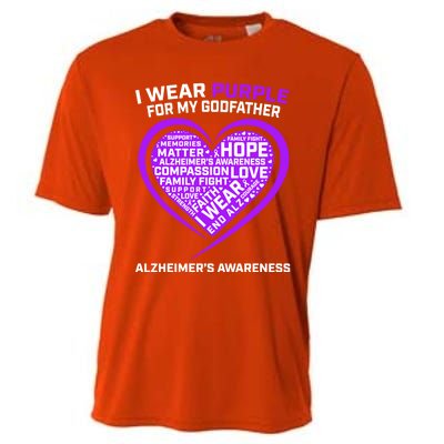 Alzheimers Awareness Products Memories Matter Godfather Gift Cooling Performance Crew T-Shirt