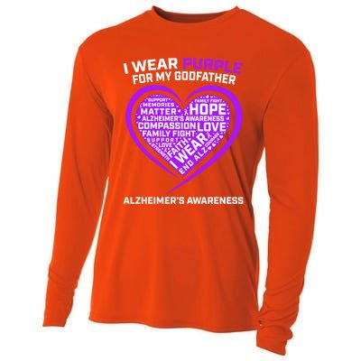 Alzheimers Awareness Products Memories Matter Godfather Gift Cooling Performance Long Sleeve Crew