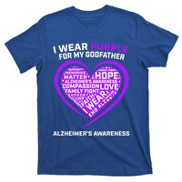 Alzheimers Awareness Products Memories Matter Godfather Gift T-Shirt