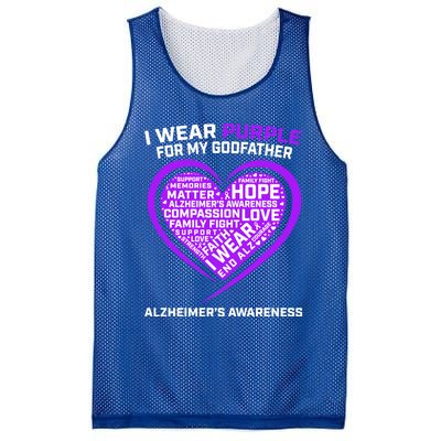 Alzheimers Awareness Products Memories Matter Godfather Gift Mesh Reversible Basketball Jersey Tank