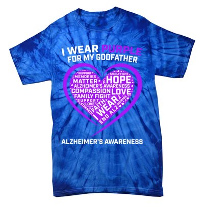 Alzheimers Awareness Products Memories Matter Godfather Gift Tie-Dye T-Shirt