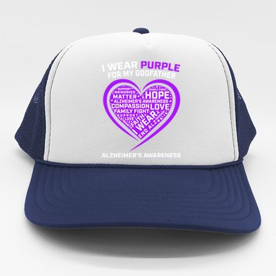 Alzheimers Awareness Products Memories Matter Godfather Gift Trucker Hat