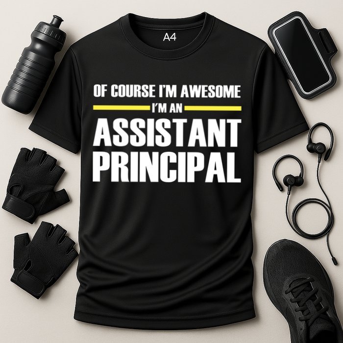 Awesome Assistant Principal Gift Cooling Performance Crew T-Shirt