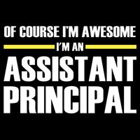 Awesome Assistant Principal Gift Cooling Performance Crew T-Shirt