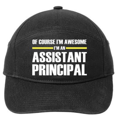 Awesome Assistant Principal Gift 7-Panel Snapback Hat