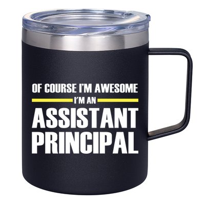 Awesome Assistant Principal Gift 12oz Stainless Steel Coffee Mug