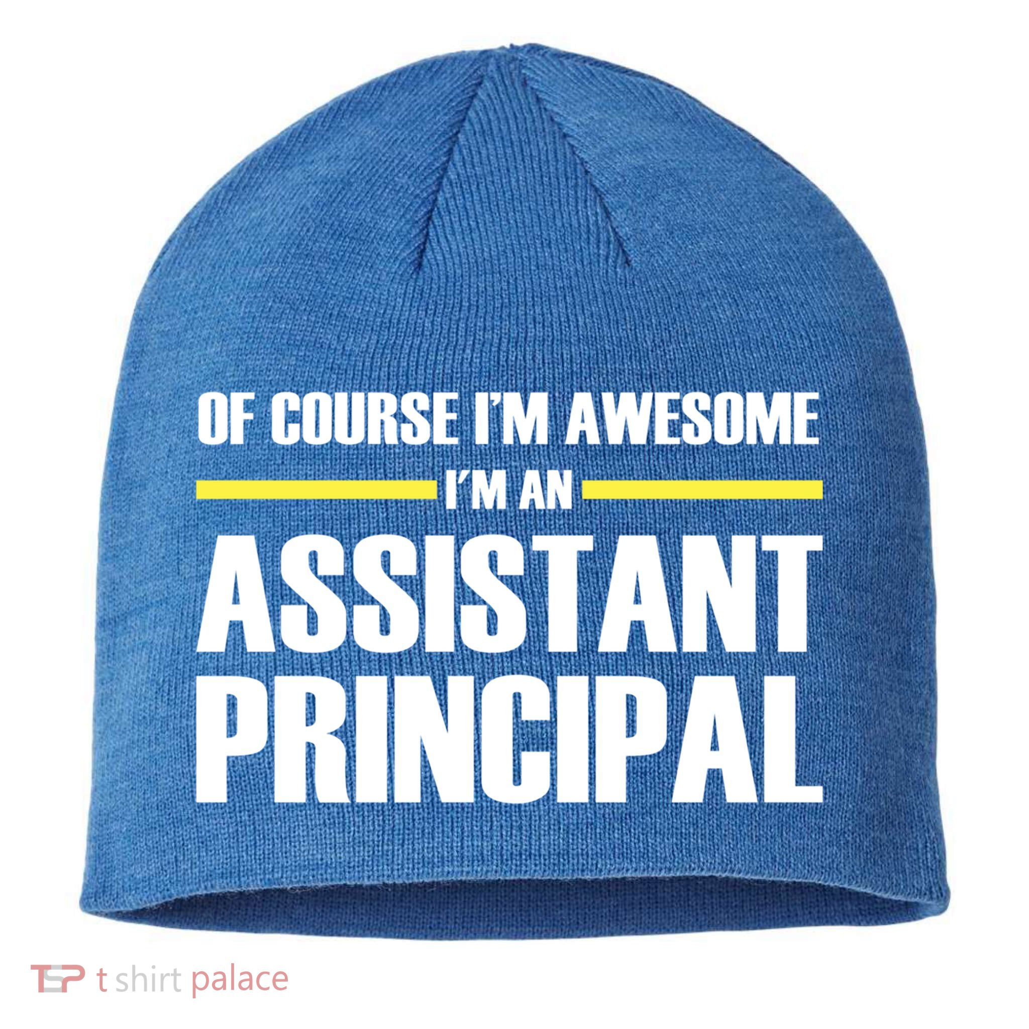 Awesome Assistant Principal Gift Sustainable Beanie