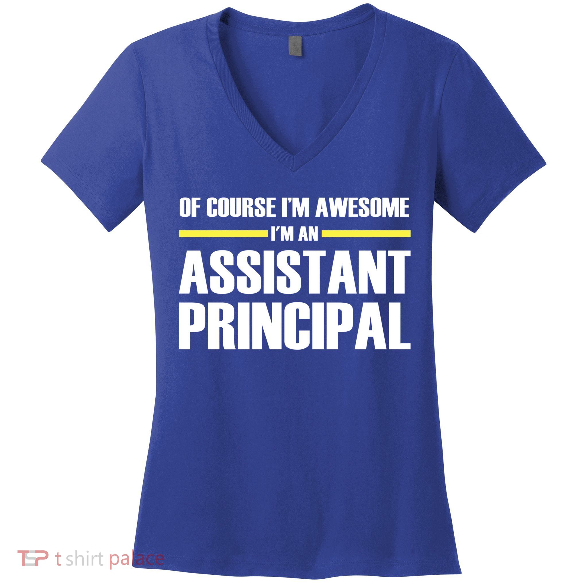 Awesome Assistant Principal Gift Women's V-Neck T-Shirt