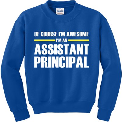 Awesome Assistant Principal Gift Kids Sweatshirt