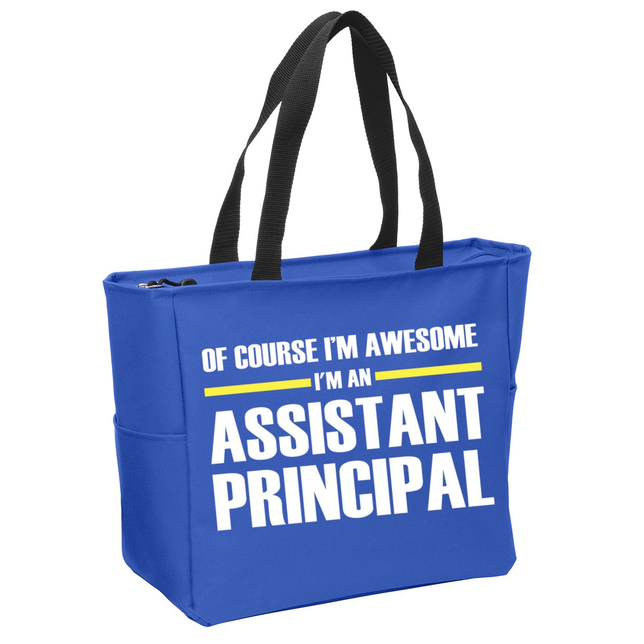 Awesome Assistant Principal Gift Zip Tote Bag