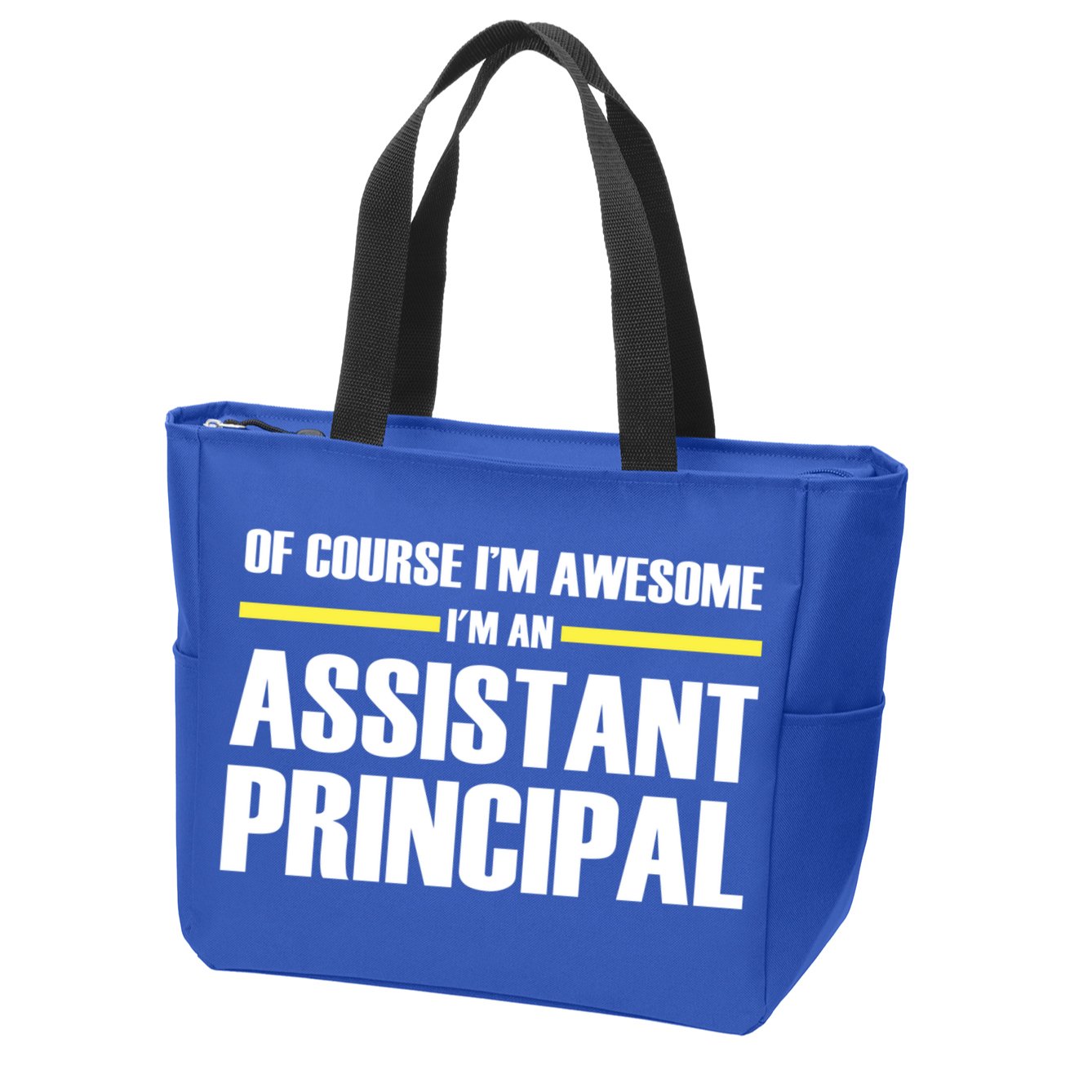 Awesome Assistant Principal Gift Zip Tote Bag