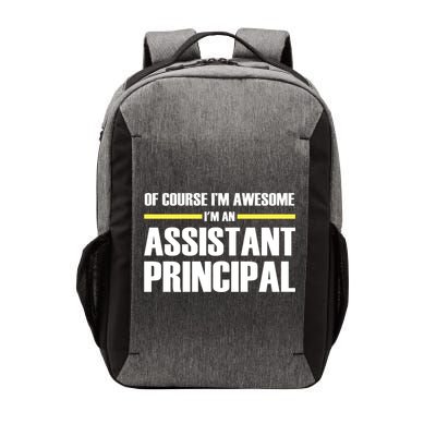 Awesome Assistant Principal Gift Vector Backpack
