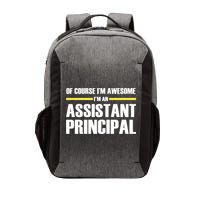 Awesome Assistant Principal Gift Vector Backpack
