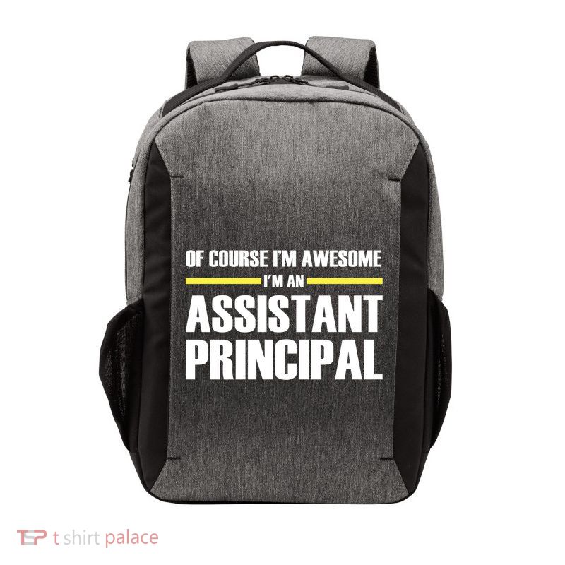 Awesome Assistant Principal Gift Vector Backpack