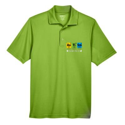 Autism Autistic Periodic Table Men's Origin Performance Pique Polo